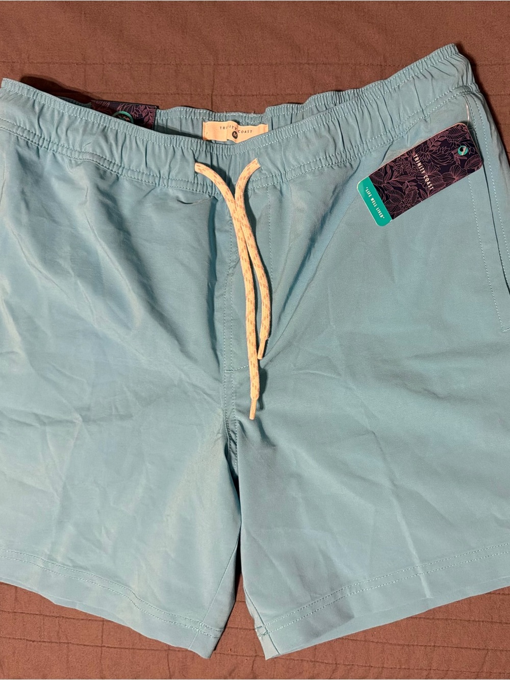 Sail to Sable Seafoam Green Men's Swim Trunks